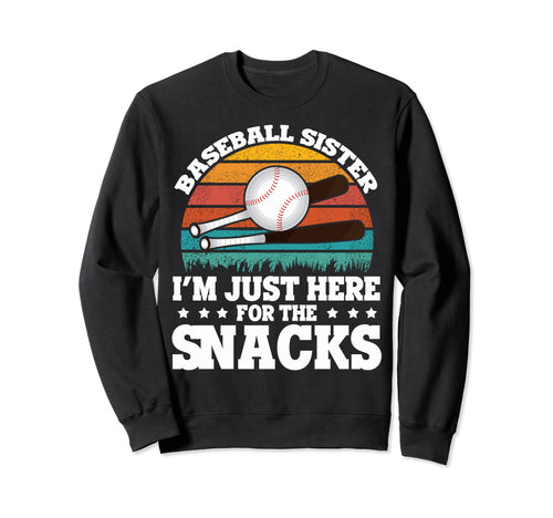 Funny Little Sister Baseball Sister Sweatshirt - Custom Art Print Unisex - T-Shirt, Sweatshirt, Hoodie