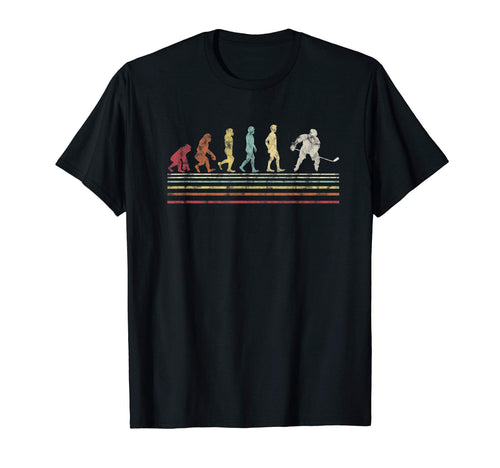 Evolution Ice Hockey Rainbow T-Shirt - Streetwear Style for Adults - T-Shirt, Sweatshirt, Hoodie