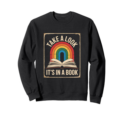 Take Its Book Reading Sweatshirt - Novelty Apparel Unisex - T-Shirt, Sweatshirt, Hoodie