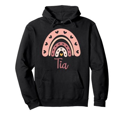 Tia Birthday Rainbow Boho Tia Hoodie - Streetwear Style Men Women - T-Shirt, Sweatshirt, Hoodie