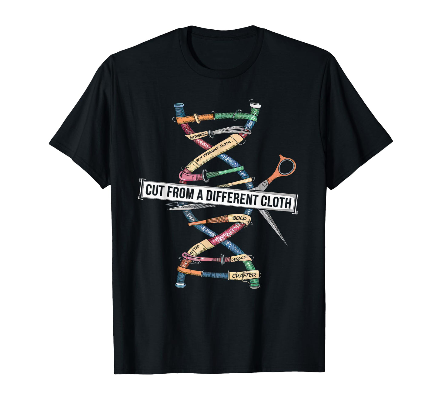 Cut From Different Cloth Urban Hip T-Shirt - Minimalist Print for Adults - T-Shirt, Sweatshirt, Hoodie