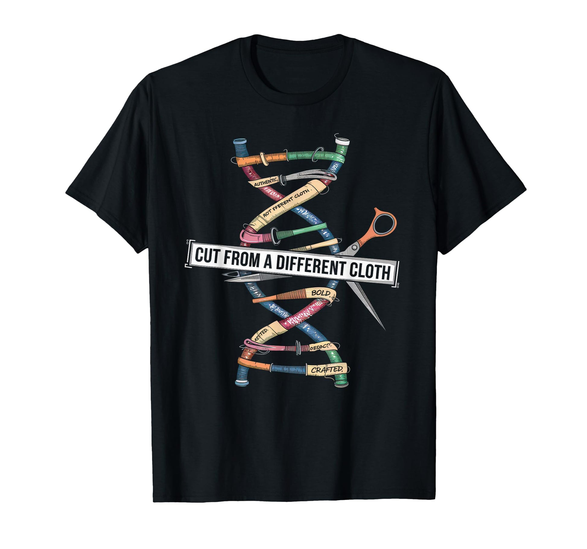 Cut From Different Cloth Urban Hip T-Shirt - Minimalist Print for Adults - T-Shirt, Sweatshirt, Hoodie
