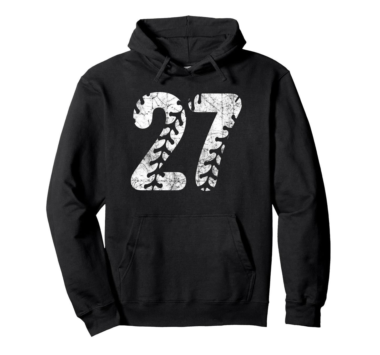 Baseball Softball Mom 27 Number 27 Hoodie - Fun Novelty Design Men Women - T-Shirt, Sweatshirt, Hoodie