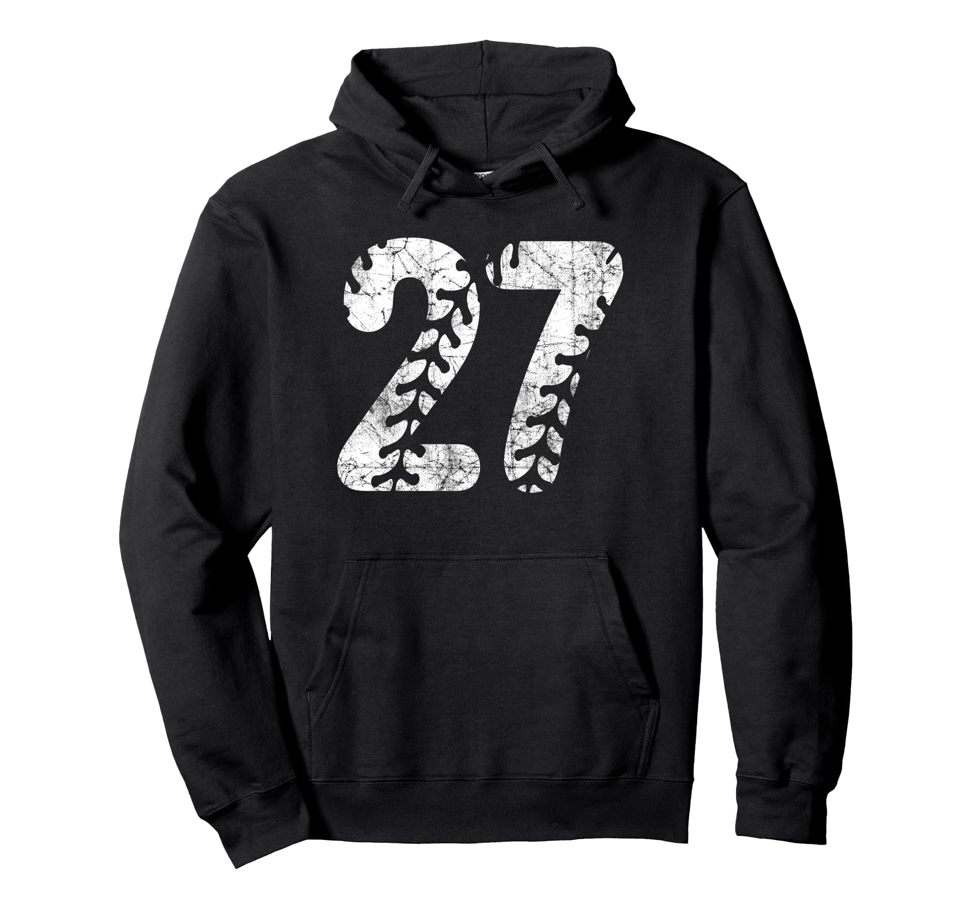 Baseball Softball Mom 27 Number 27 Hoodie - Fun Novelty Design Men Women - T-Shirt, Sweatshirt, Hoodie