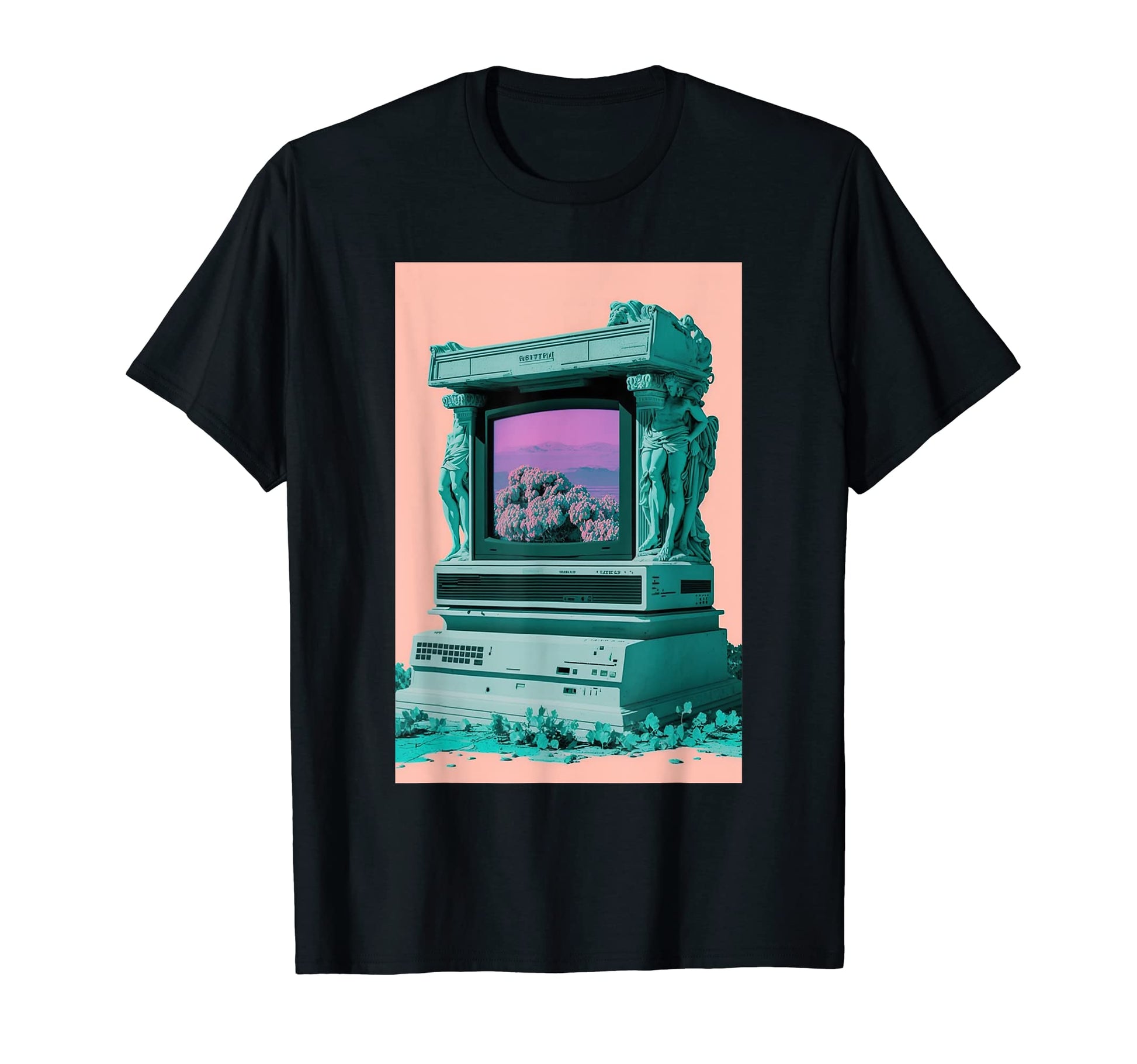 Vaporwave Greek Computer Aesthetic T-Shirt - Aesthetic Graphic Unisex - T-Shirt, Sweatshirt, Hoodie
