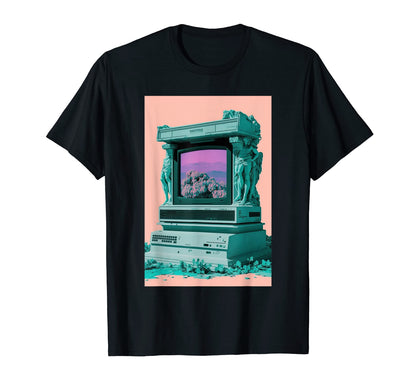 Vaporwave Greek Computer Aesthetic T-Shirt - Aesthetic Graphic Unisex - T-Shirt, Sweatshirt, Hoodie