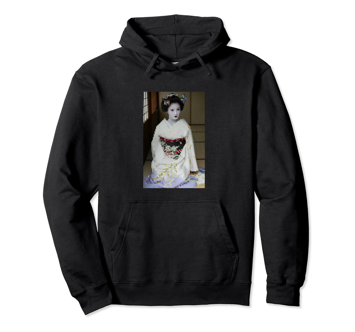 Aesthetic Vaporwave Geisha Gift Japanese Hoodie - Streetwear Style Unisex - T-Shirt, Sweatshirt, Hoodie