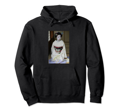Aesthetic Vaporwave Geisha Gift Japanese Hoodie - Streetwear Style Unisex - T-Shirt, Sweatshirt, Hoodie