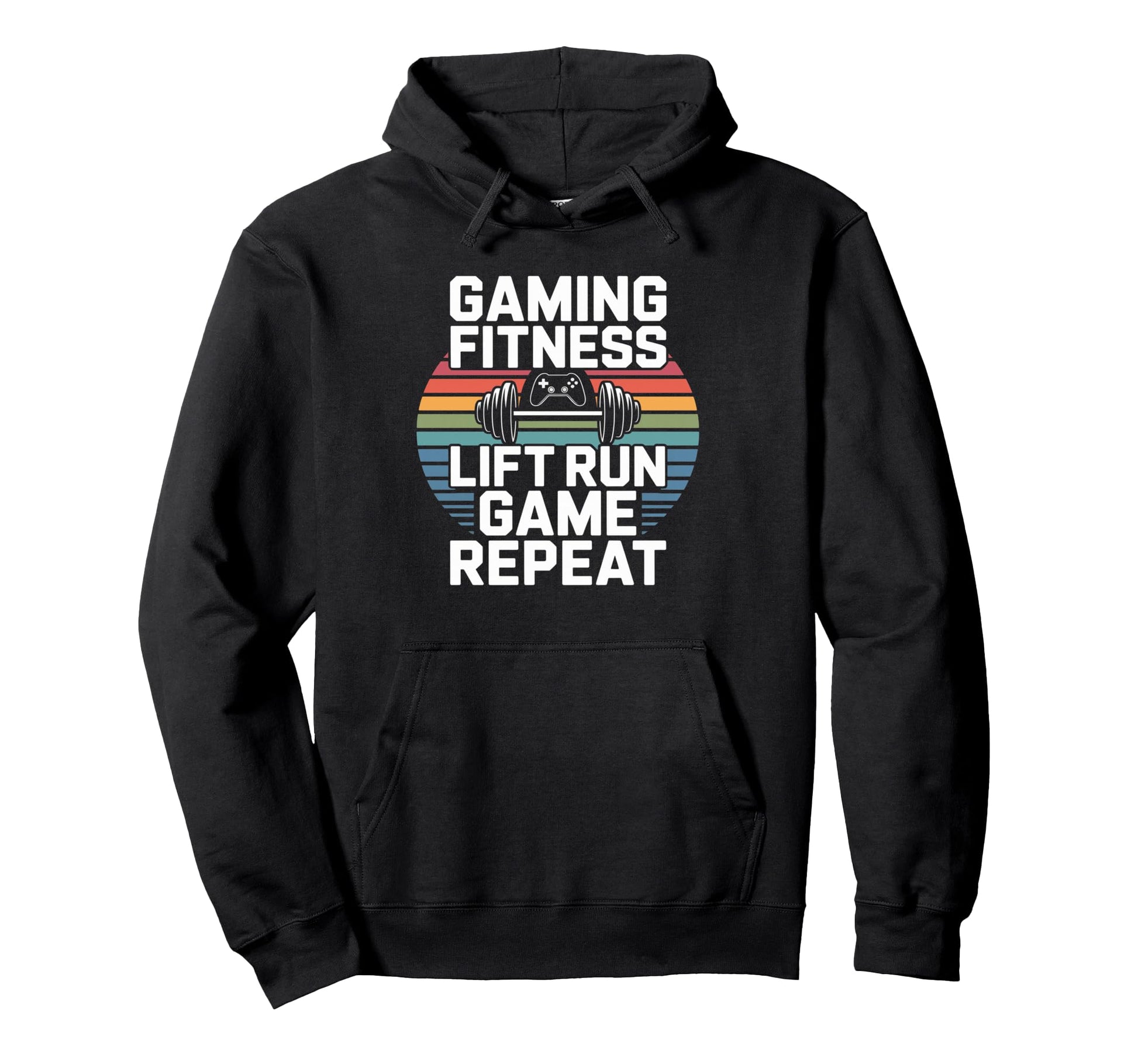 Gaming Fitness Lift Run Game Walk Hoodie - Casual Everyday Wear Men Women - T-Shirt, Sweatshirt, Hoodie