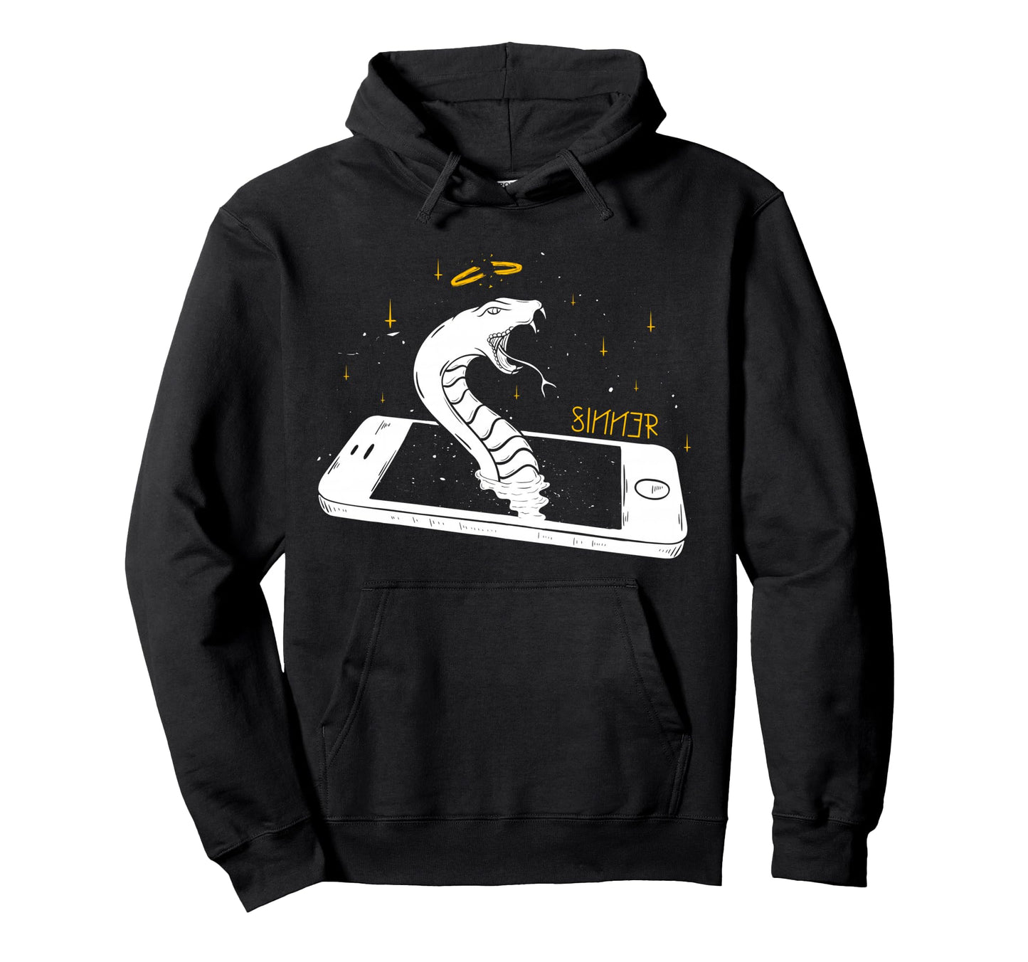 Sinner Snake Phone Aesthetic Edgy Hoodie - Streetwear Style Unisex - T-Shirt, Sweatshirt, Hoodie