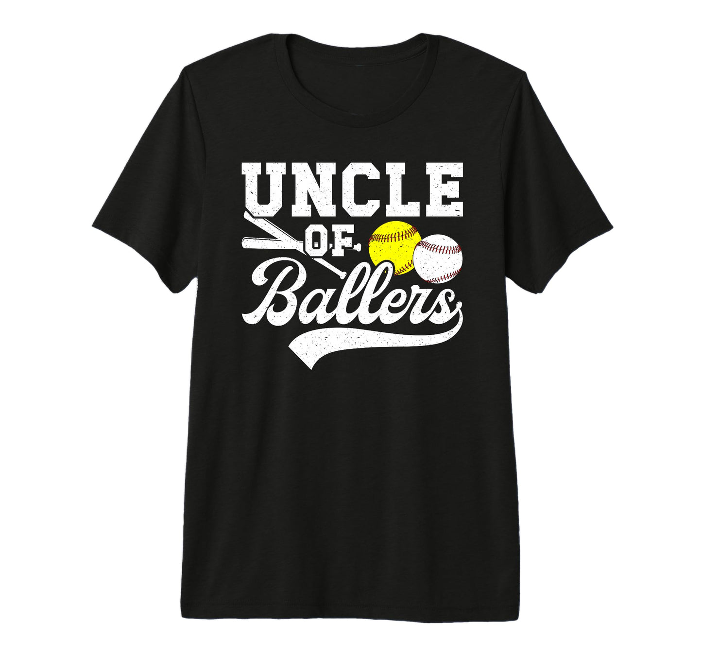 Mens Uncle Ballers Baseball T-Shirt - Fun Novelty Design Men Women - T-Shirt, Sweatshirt, Hoodie