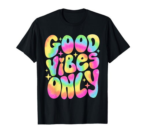 Good Vibes Only Peace Love 60S 70S T-Shirt - Minimalist Print Men Women - T-Shirt, Sweatshirt, Hoodie