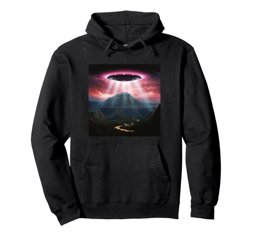 Alien Abduction Alien Vaporwave Ufo Hoodie - Unique Graphic Men Women - T-Shirt, Sweatshirt, Hoodie