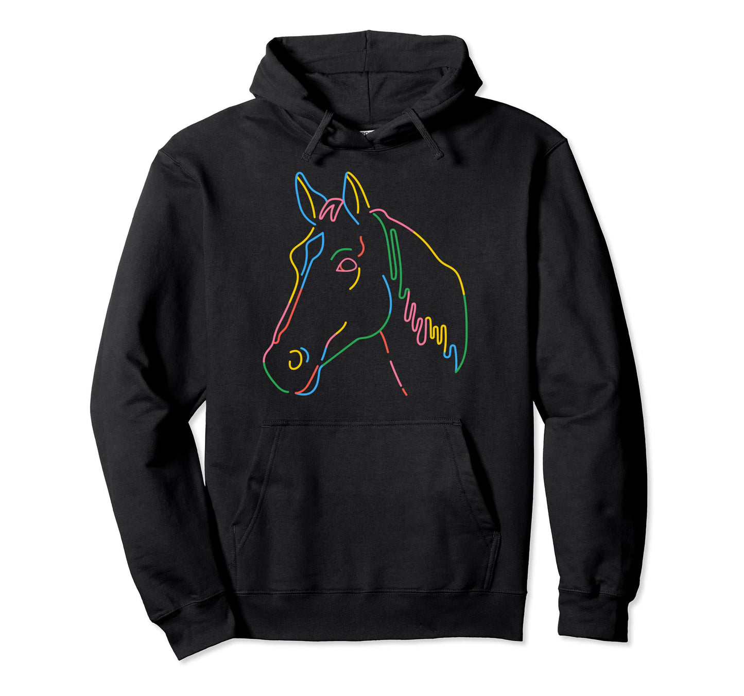 Rainbow Horse Gay Pride Horse Lgbt Hoodie - Custom Art Print Men Women - T-Shirt, Sweatshirt, Hoodie