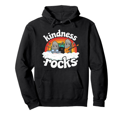 Anti Bullying Rainbow Hippie Music Hoodie - Trendy Graphic for Adults - T-Shirt, Sweatshirt, Hoodie