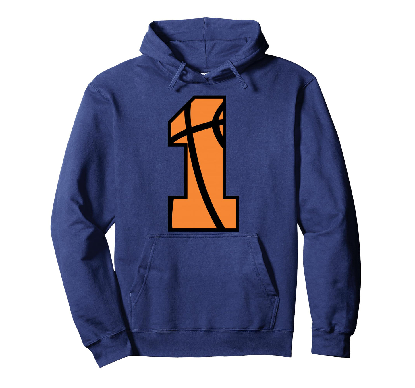 Basketball Number 1 Game Day School Hoodie - Trendy Graphic Men Women - T-Shirt, Sweatshirt, Hoodie