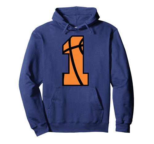 Basketball Number 1 Game Day School Hoodie - Trendy Graphic Men Women - T-Shirt, Sweatshirt, Hoodie