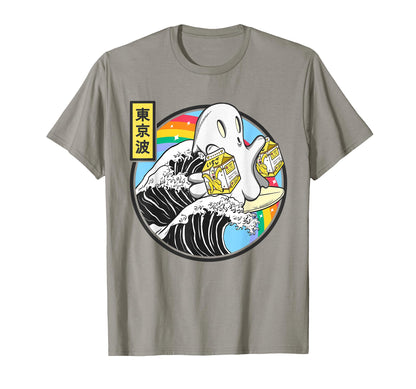 Ghost Banana Milk Great Wave T-Shirt - Casual Everyday Wear Men Women - T-Shirt, Sweatshirt, Hoodie