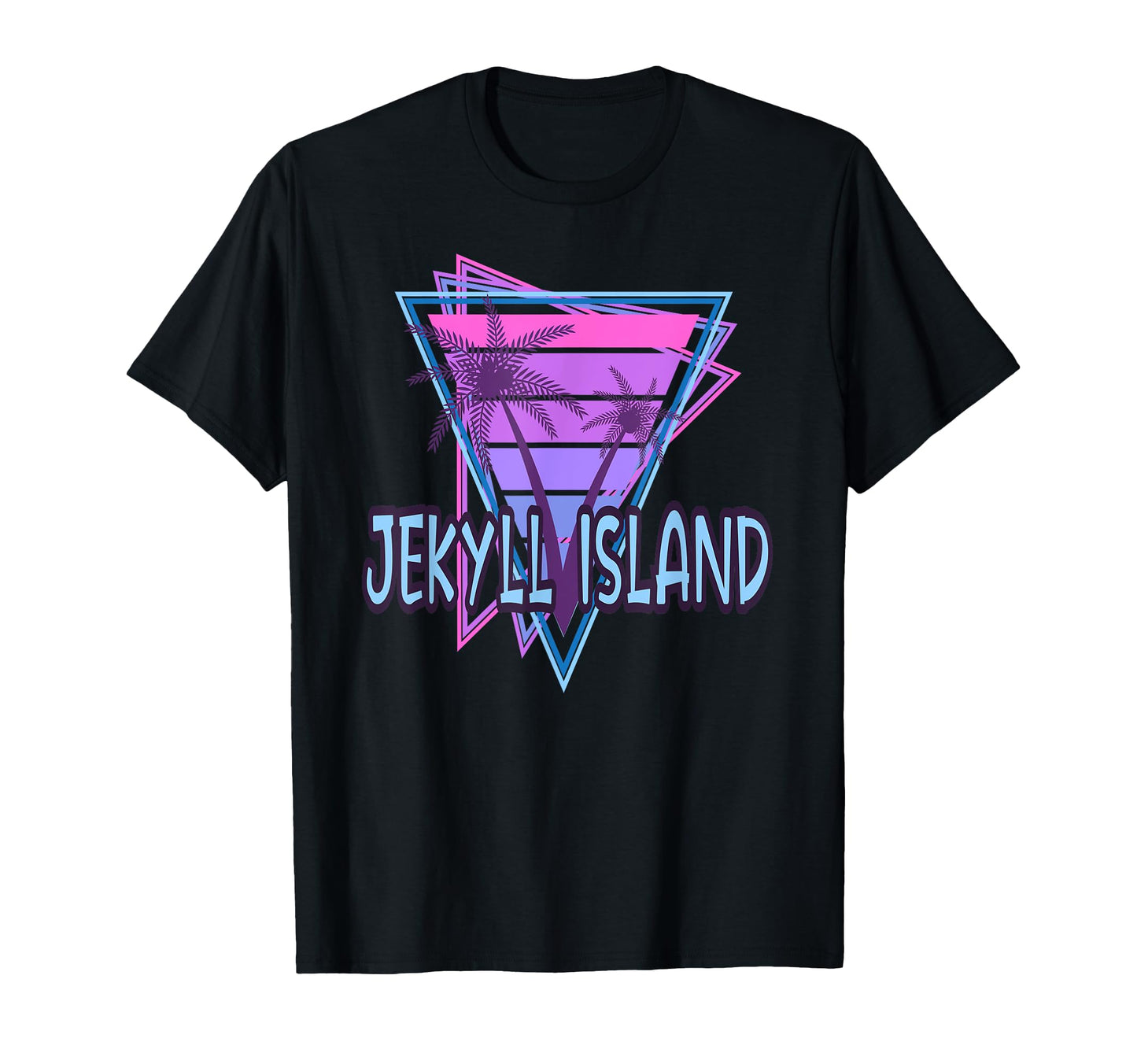 Jekyll Island Vacation Vaporwave T-Shirt - Streetwear Style Men Women - T-Shirt, Sweatshirt, Hoodie