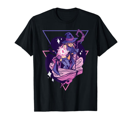 Anime Witch Japanese Aesthetics T-Shirt - Fun Novelty Design for Adults - T-Shirt, Sweatshirt, Hoodie