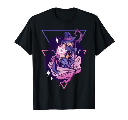 Anime Witch Japanese Aesthetics T-Shirt - Fun Novelty Design for Adults - T-Shirt, Sweatshirt, Hoodie