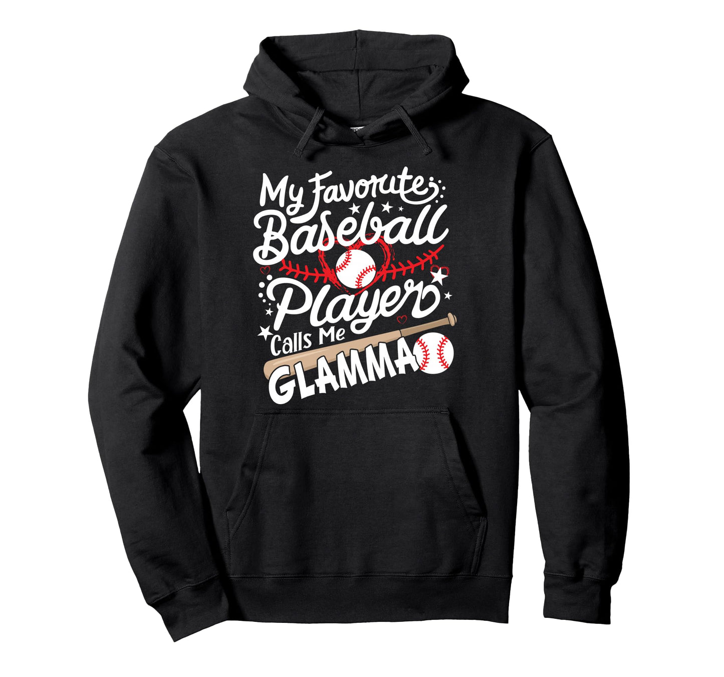 My Favorite Baseball Player Calls Me Hoodie - Novelty Apparel Unisex - T-Shirt, Sweatshirt, Hoodie