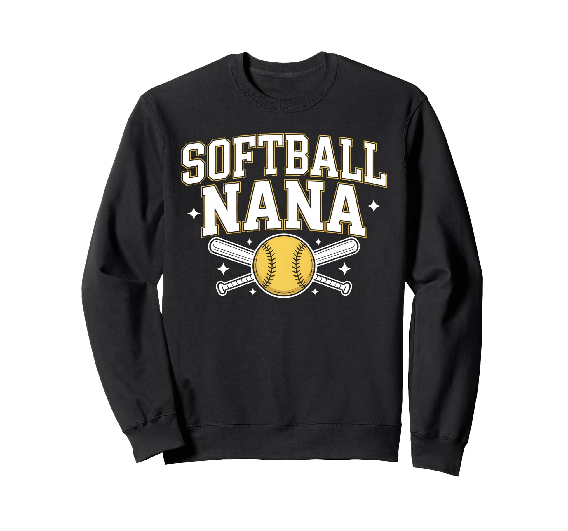 Softball Nana Grandma Softball Sweatshirt - Minimalist Print for Adults - T-Shirt, Sweatshirt, Hoodie