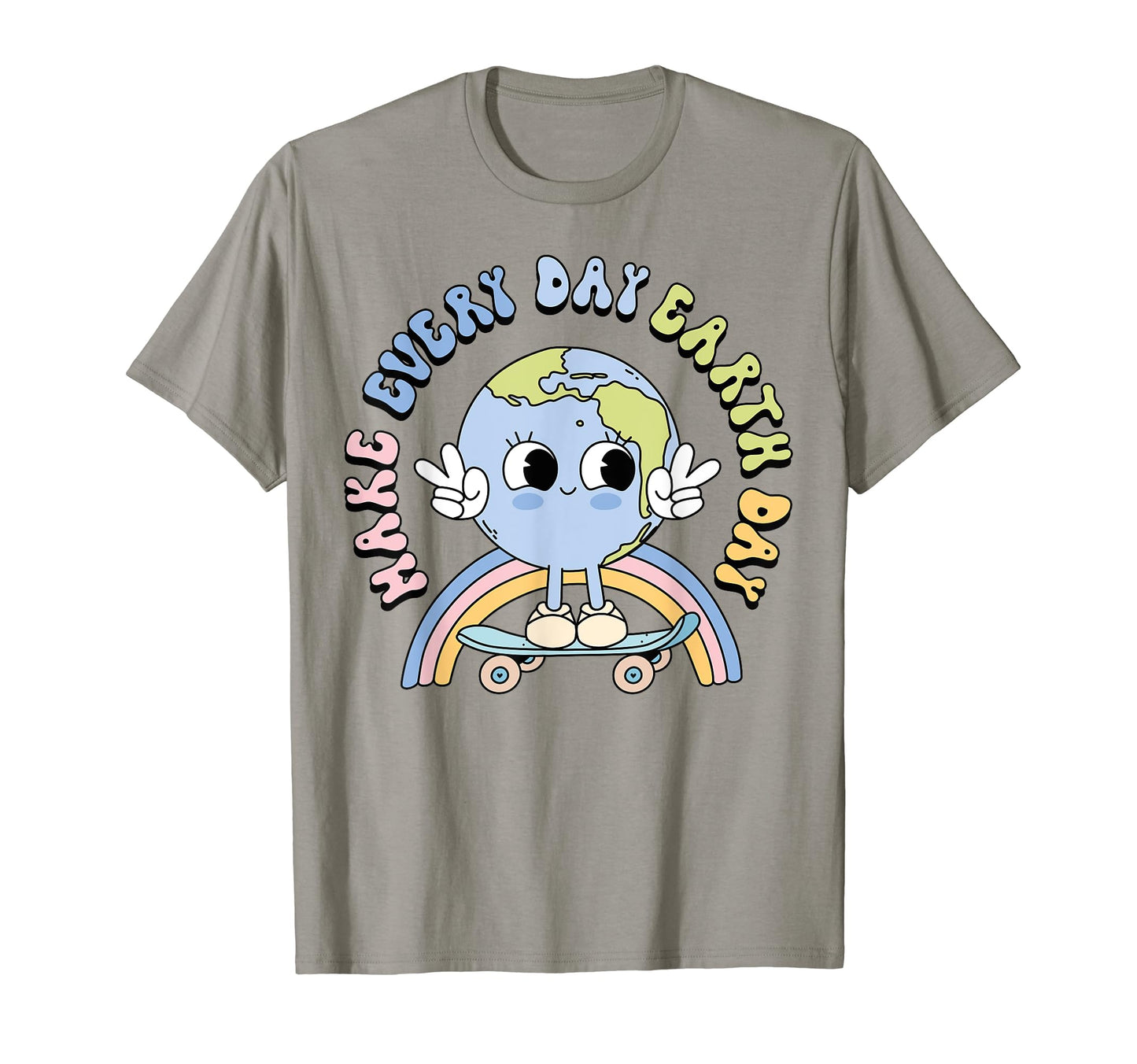 Make Every Day Earth Day 2024 Groovy T-Shirt - Trendy Graphic for Adults - T-Shirt, Sweatshirt, Hoodie