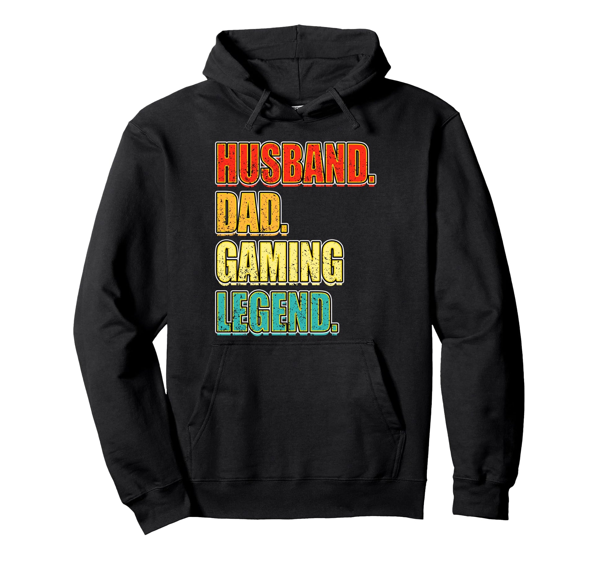 Gamer Husband Dad Gaming Legend Fathers Day Hoodie - Unique Graphic Unisex - T-Shirt, Sweatshirt, Hoodie