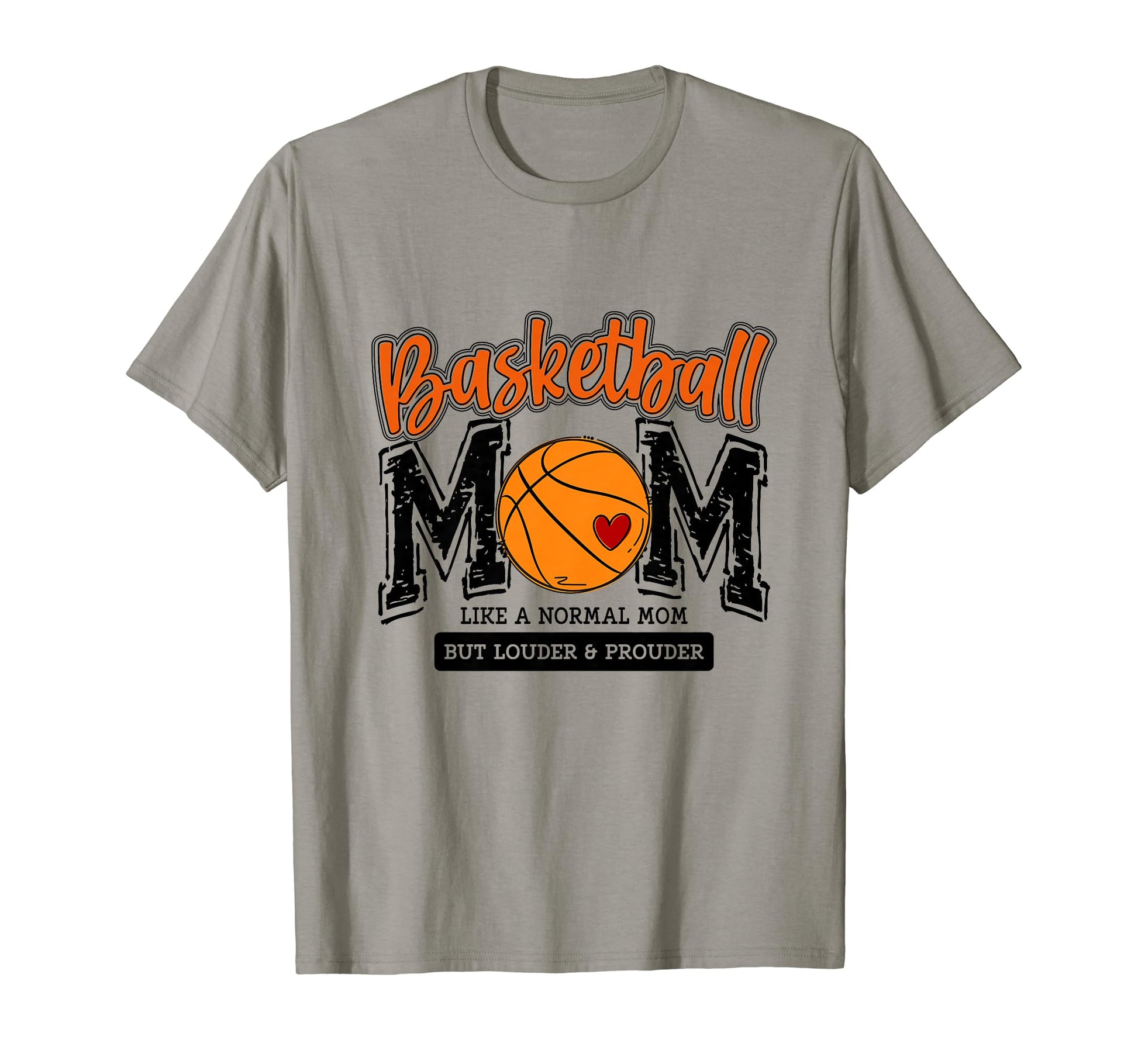 Basketball Mama Orange Game Day Basket T-Shirt - Novelty Apparel Men Women - T-Shirt, Sweatshirt, Hoodie