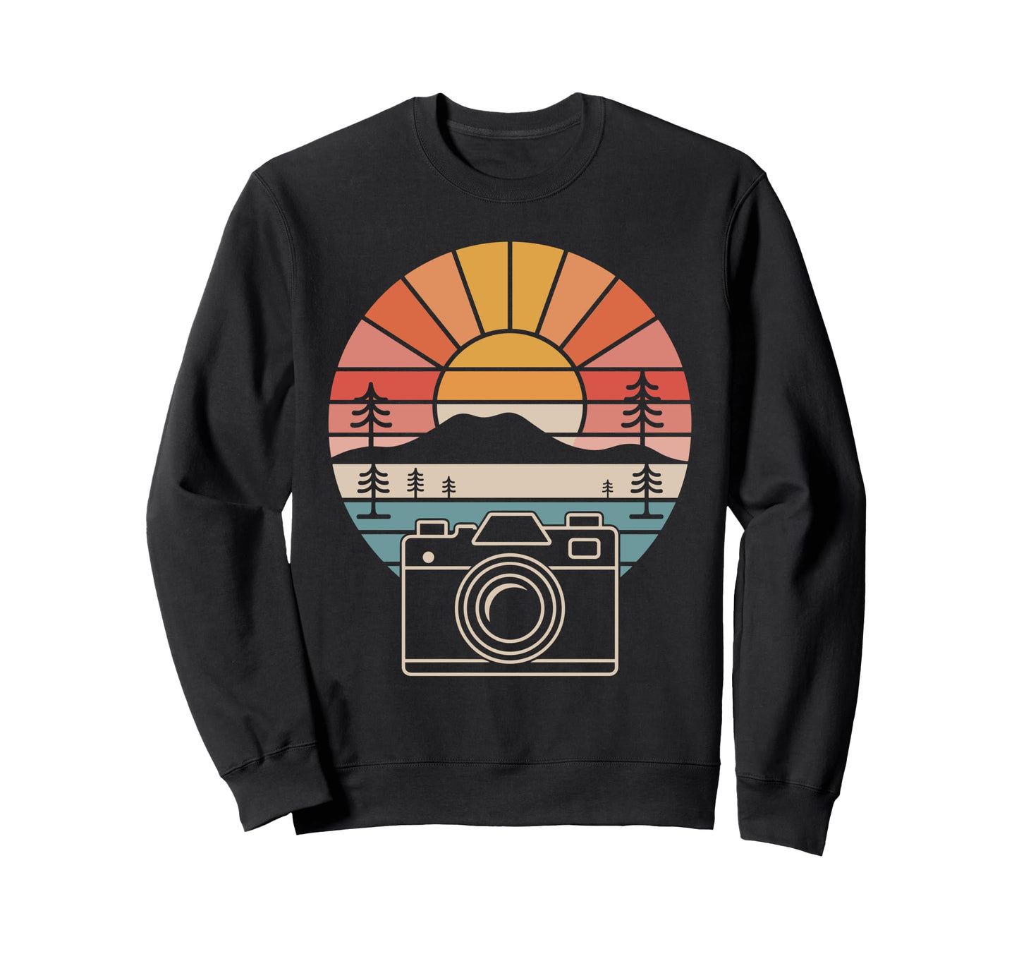 Photography Camera Photographer Sweatshirt - Fun Novelty Design for Adults - T-Shirt, Sweatshirt, Hoodie