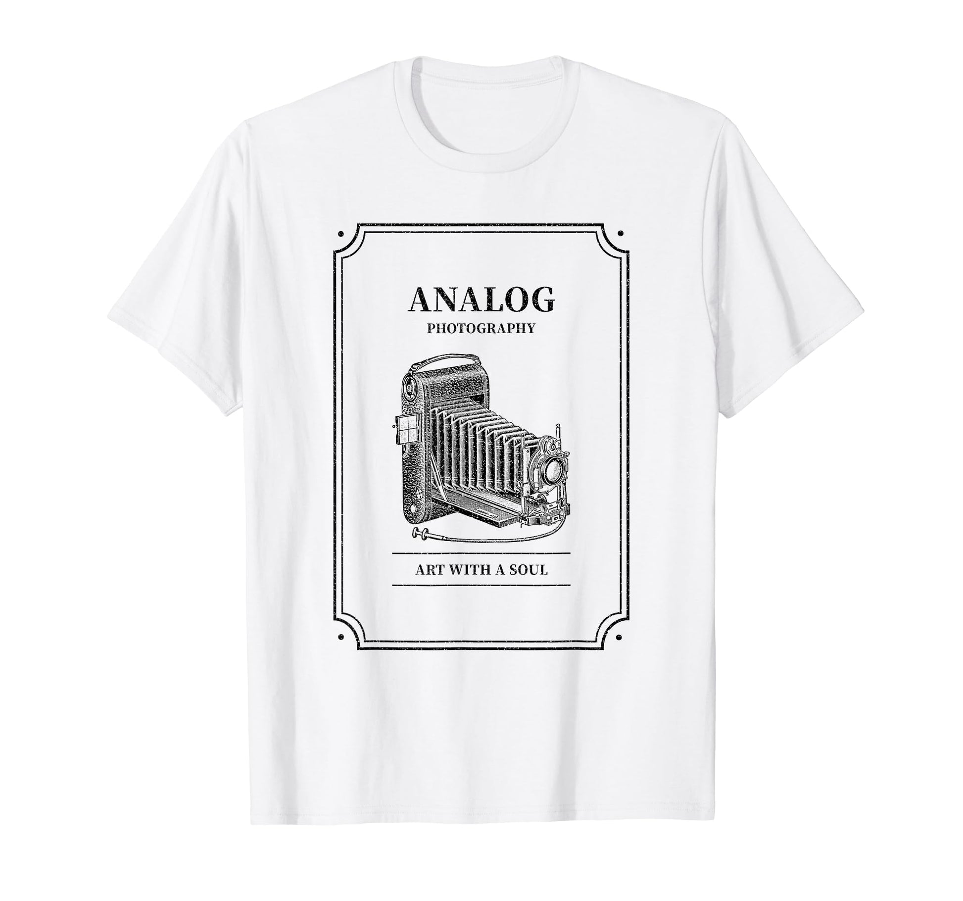Analog Photography Art Soul Camera T-Shirt - Custom Art Print for Adults - T-Shirt, Sweatshirt, Hoodie