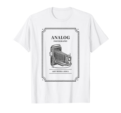 Analog Photography Art Soul Camera T-Shirt - Custom Art Print for Adults - T-Shirt, Sweatshirt, Hoodie