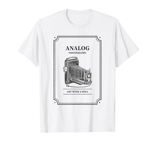 Analog Photography Art Soul Camera T-Shirt - Custom Art Print for Adults - T-Shirt, Sweatshirt, Hoodie