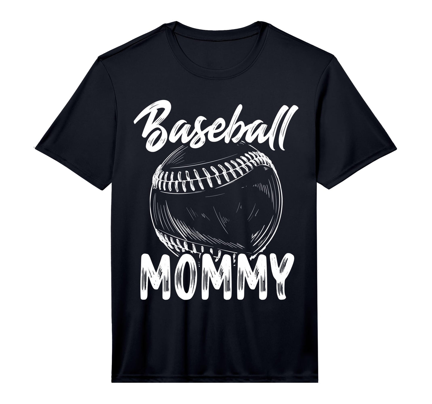 Baseball Mommy Family Matching T-Shirt - Minimalist Print for Adults - T-Shirt, Sweatshirt, Hoodie