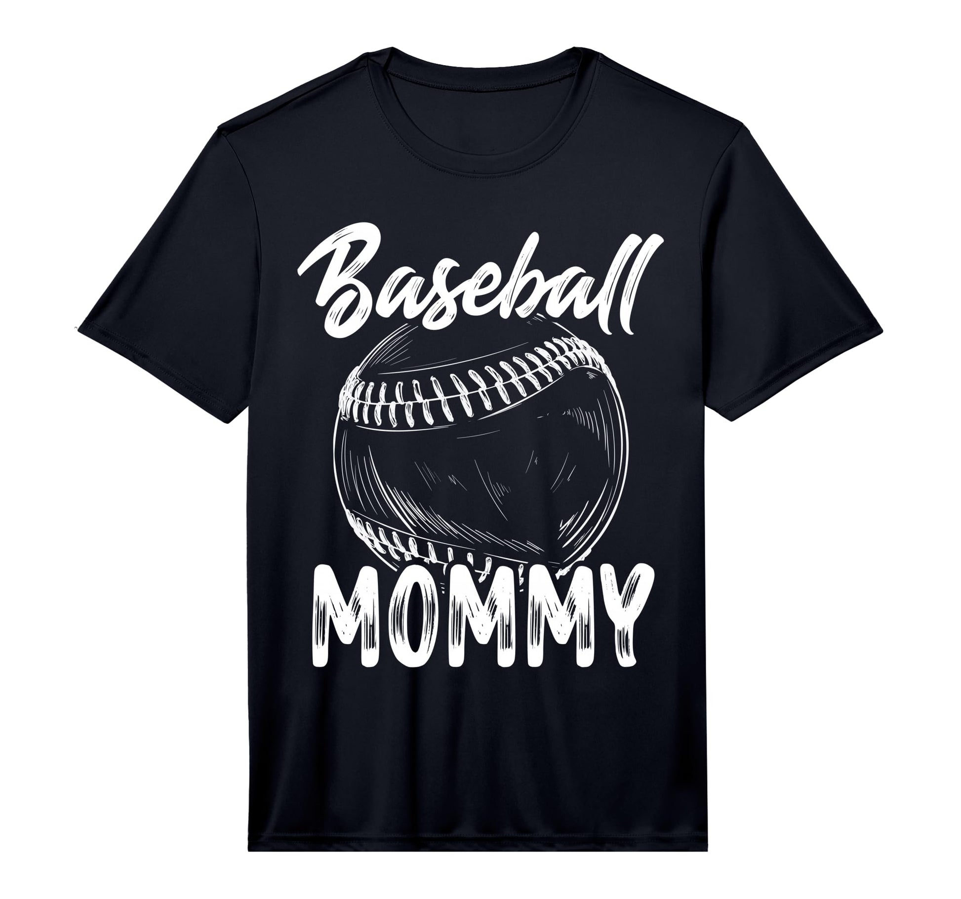 Baseball Mommy Family Matching T-Shirt - Minimalist Print for Adults - T-Shirt, Sweatshirt, Hoodie