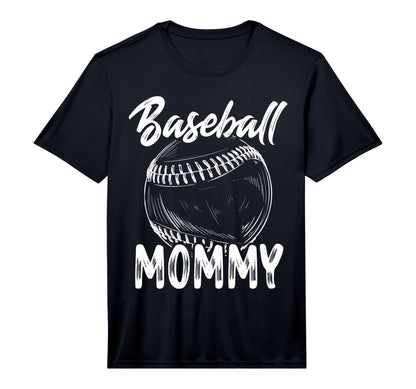 Baseball Mommy Family Matching T-Shirt - Minimalist Print for Adults - T-Shirt, Sweatshirt, Hoodie