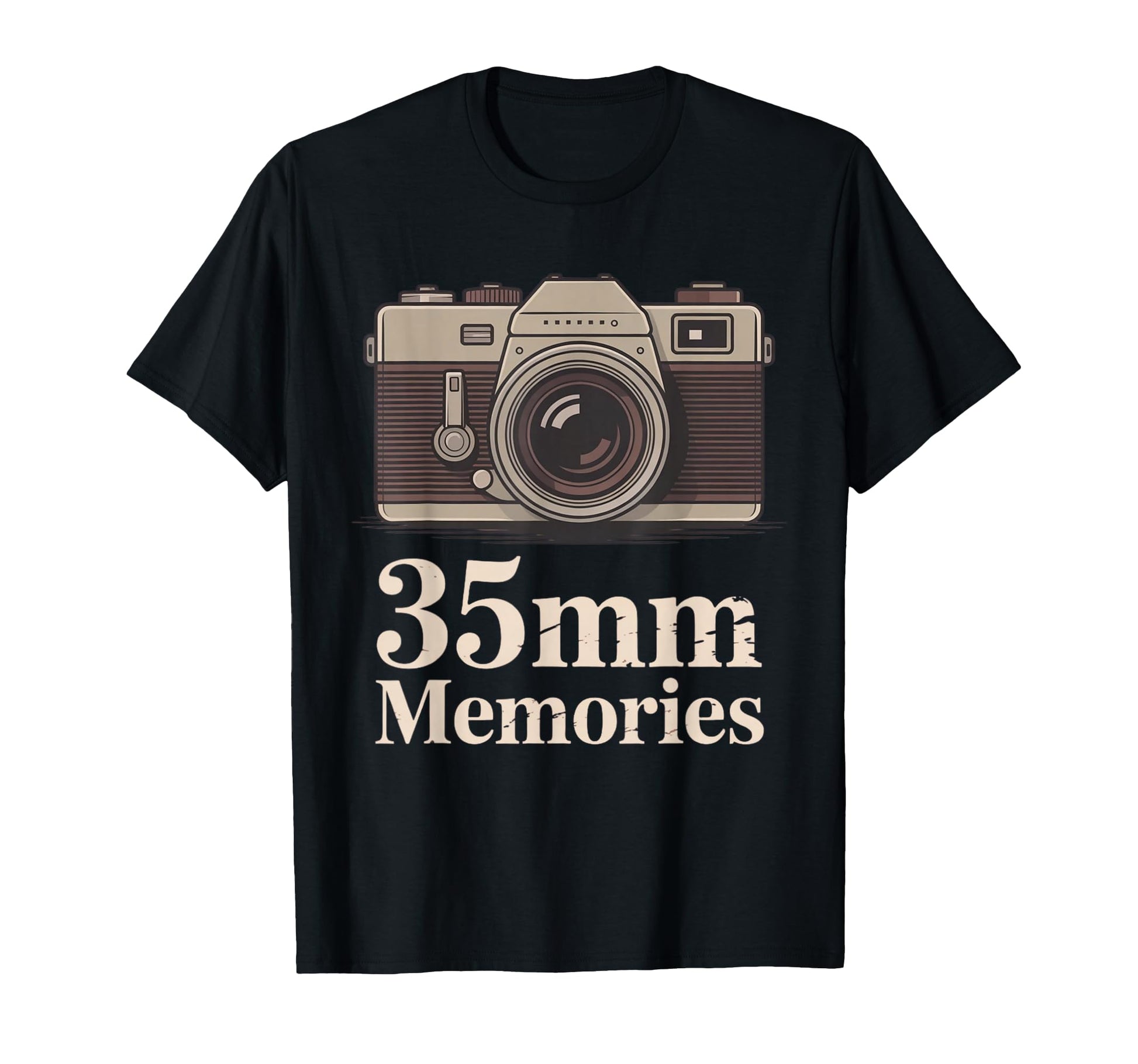 35Mm Memories Film Camera Nostalgia Art T-Shirt - Graphic Print for Adults - T-Shirt, Sweatshirt, Hoodie