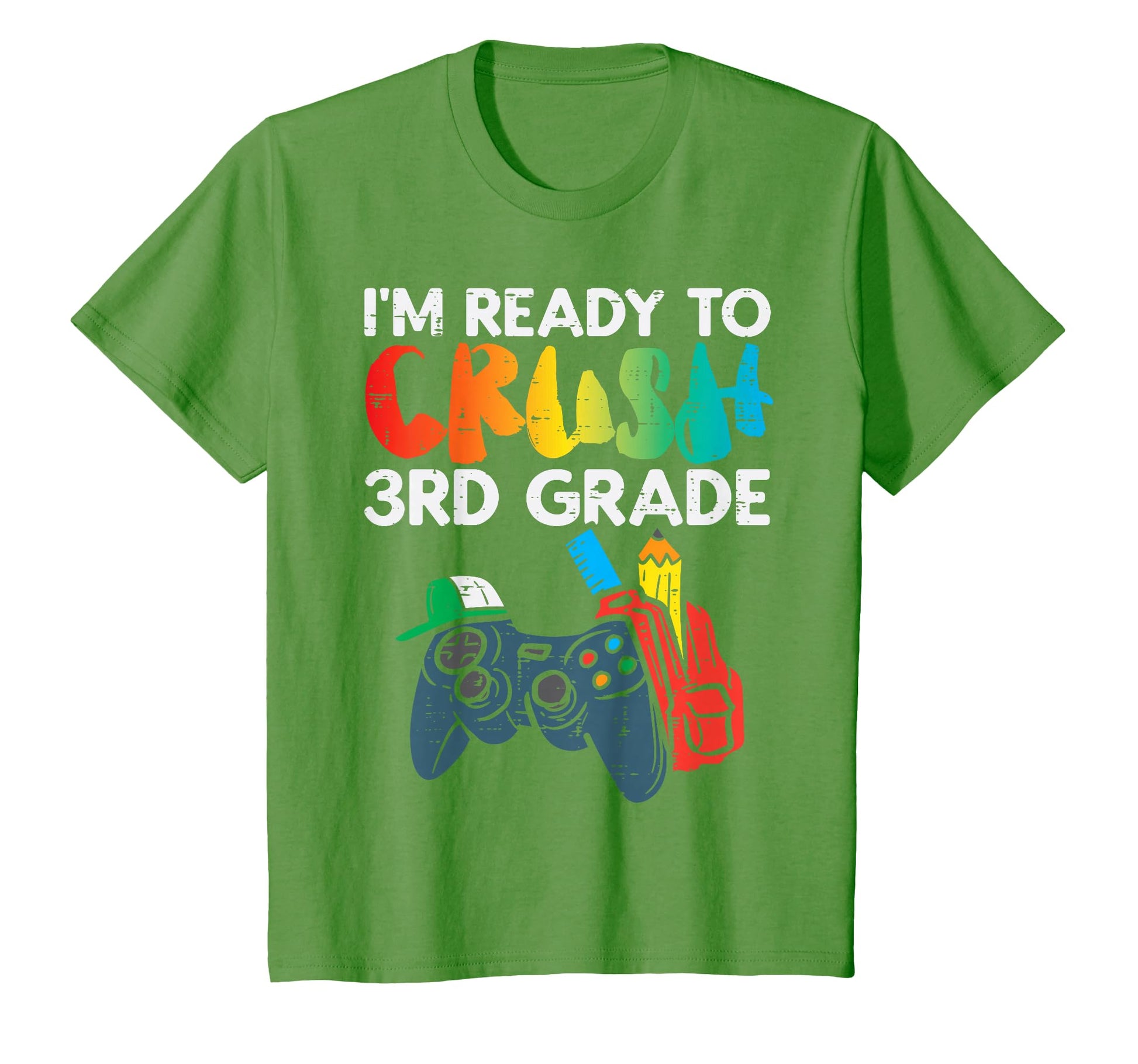 Ready To Crush 3Rd Grade Third Video T-Shirt - Aesthetic Graphic Men Women - T-Shirt, Sweatshirt, Hoodie