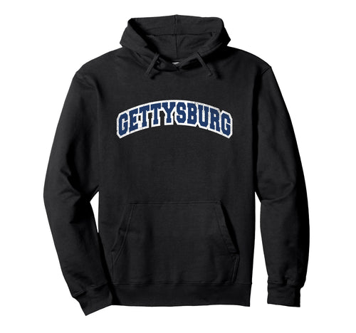 Gettysburg Pennsylvania Varsity Hoodie - Custom Art Print for Adults - T-Shirt, Sweatshirt, Hoodie