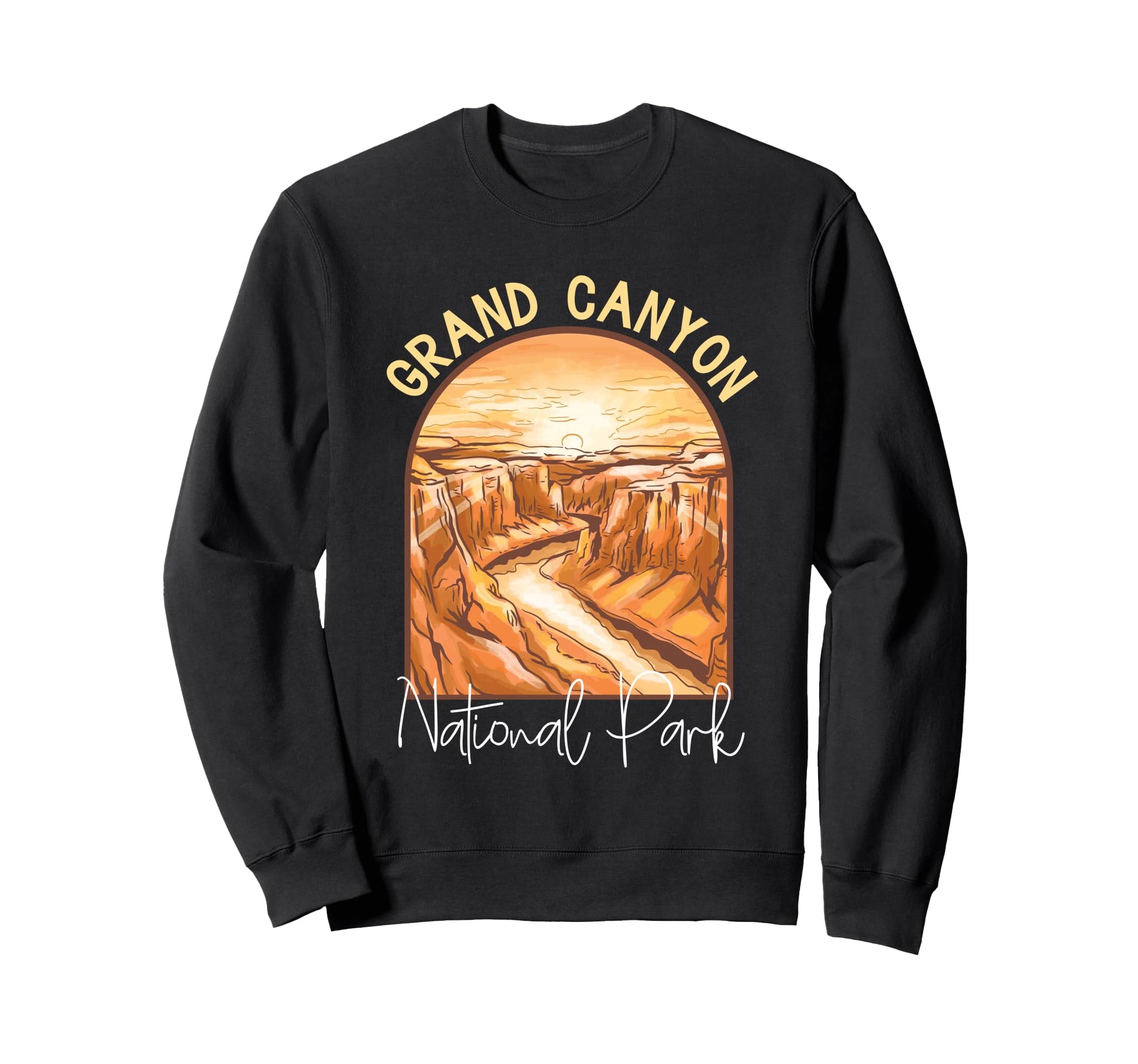 Grand Canyon National Park Mountain Sweatshirt - Custom Art Print Unisex - T-Shirt, Sweatshirt, Hoodie