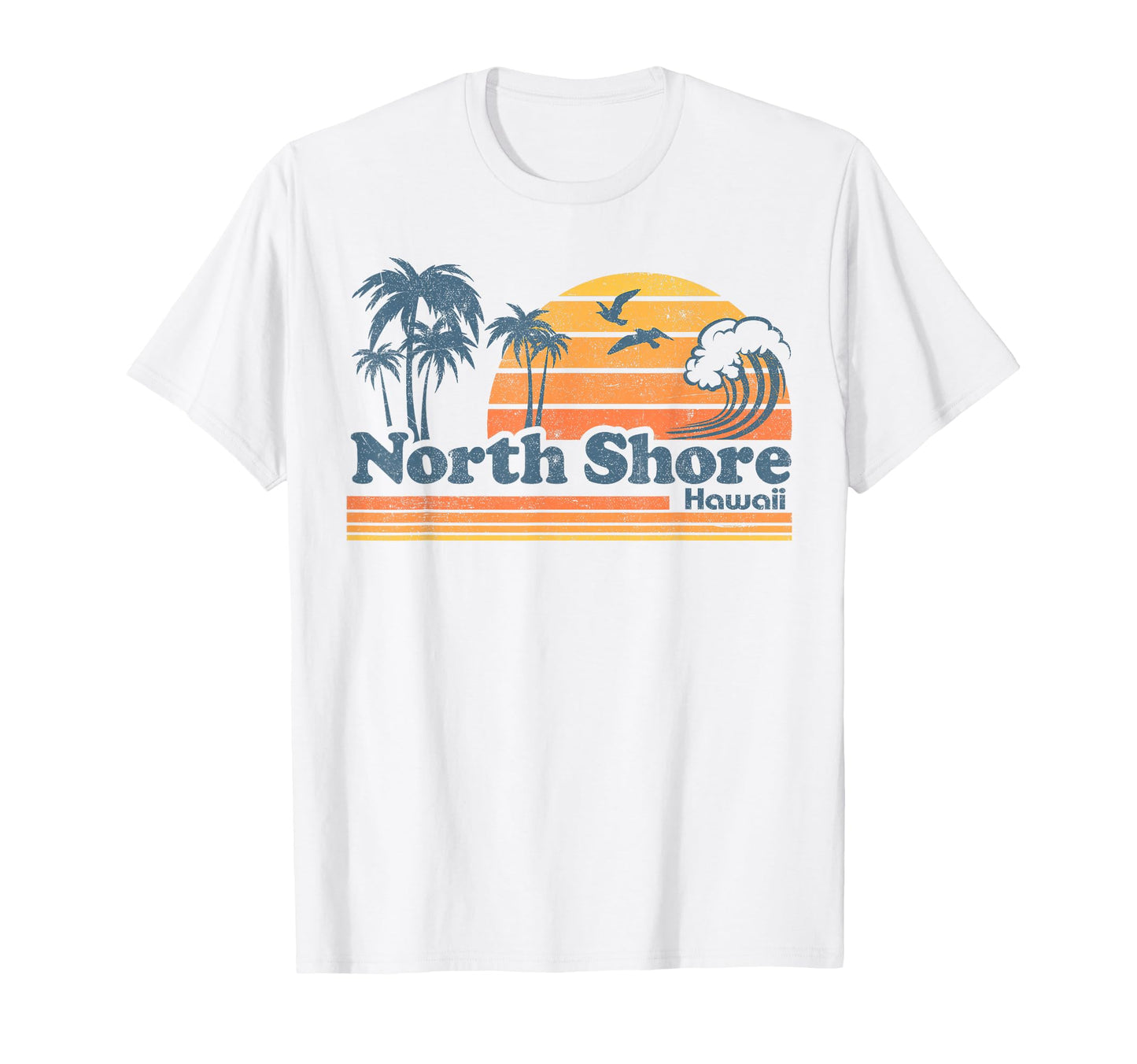 North Shore Oahu Hawaii Beach T-Shirt - Casual Everyday Wear for Adults - T-Shirt, Sweatshirt, Hoodie