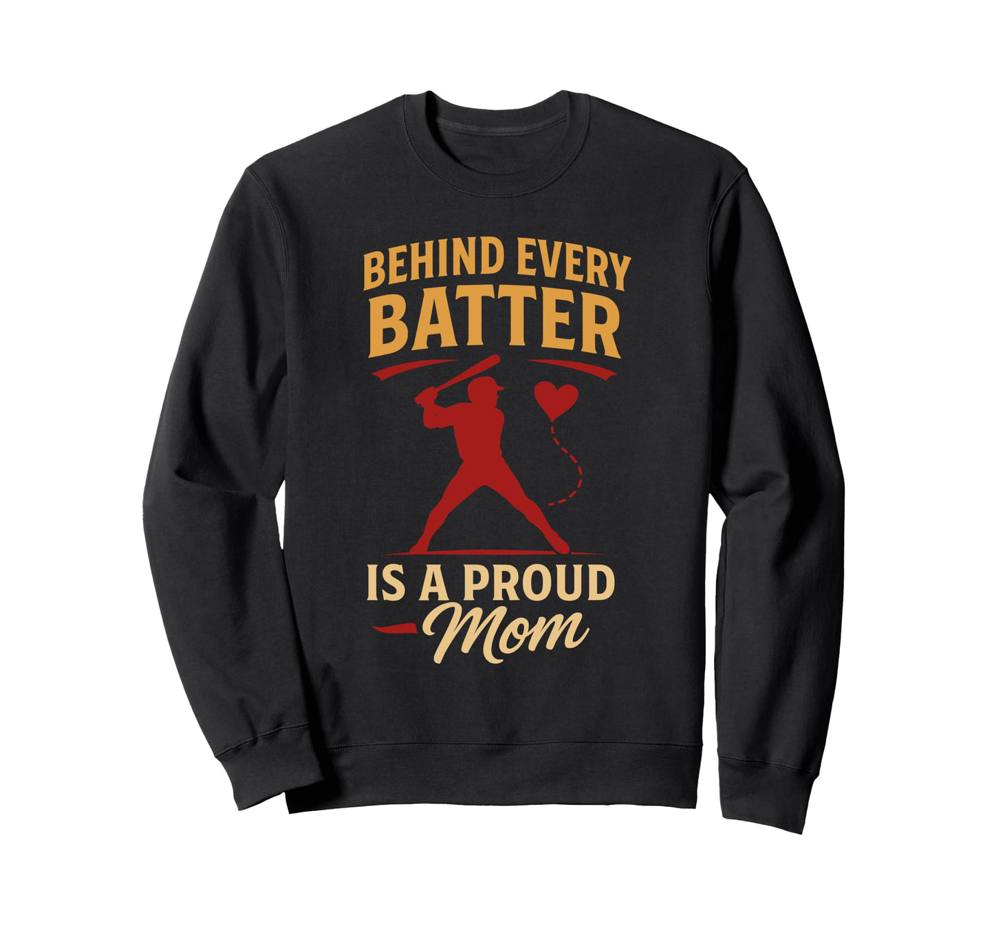 Baseball Mom Dugout Life Game Day Sweatshirt - Graphic Print Unisex - T-Shirt, Sweatshirt, Hoodie