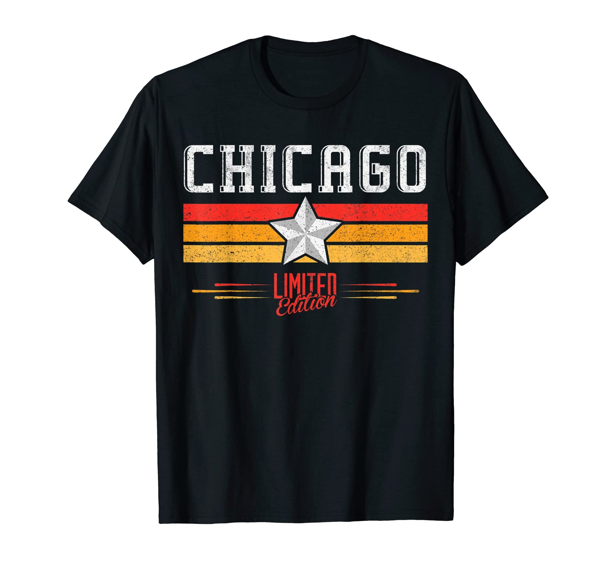 Chicago Illinois Stripes Chicago T-Shirt - Aesthetic Graphic for Adults - T-Shirt, Sweatshirt, Hoodie