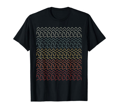 Analog Waveform Music Lover T-Shirt - Novelty Apparel for Adults - T-Shirt, Sweatshirt, Hoodie
