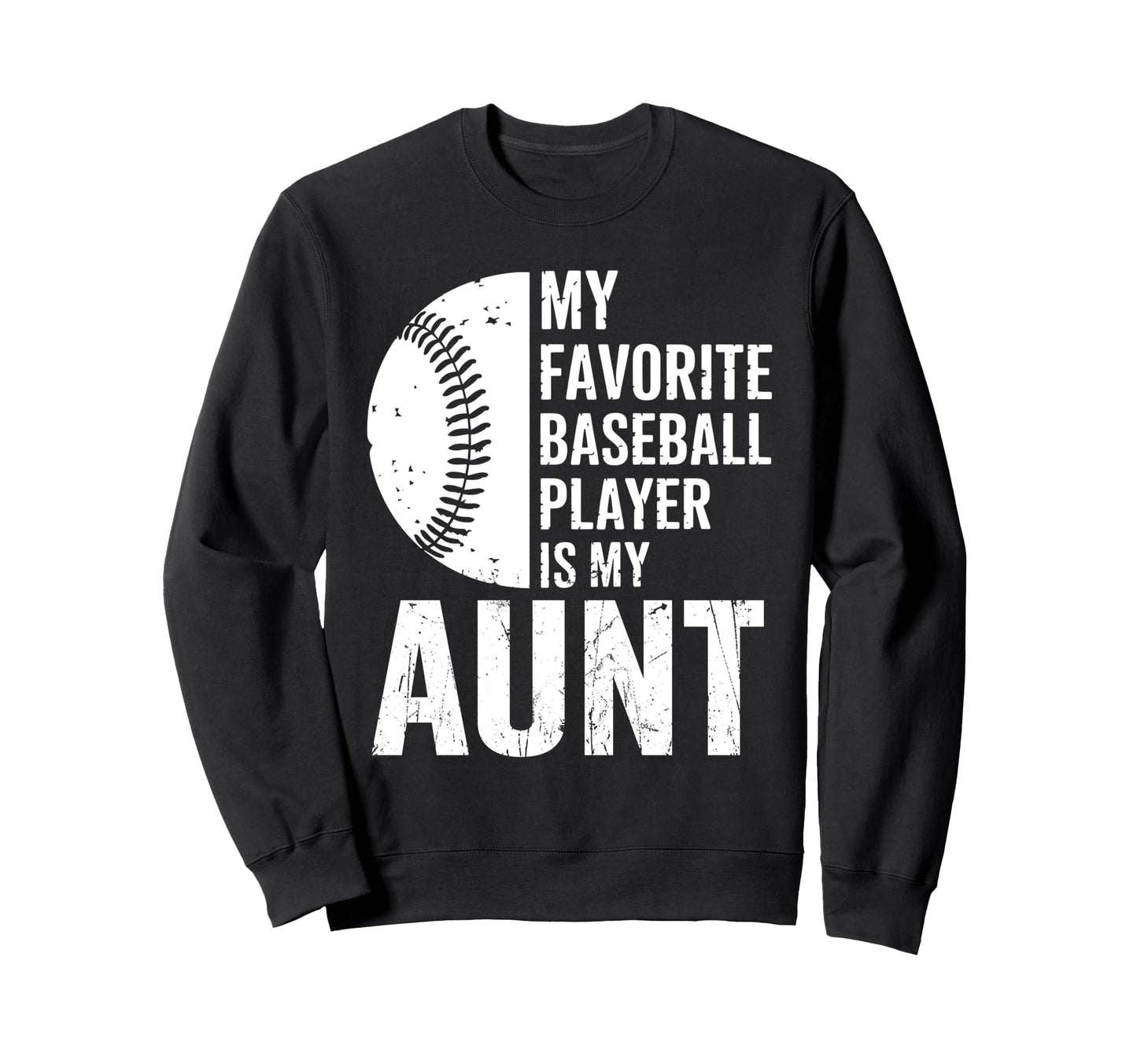 My Favorite Baseball Player Is My Sweatshirt - Minimalist Print Men Women - T-Shirt, Sweatshirt, Hoodie