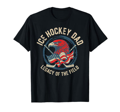 Usa Fathers Day Legacy Field Ice Hockey T-Shirt - Graphic Print Men Women - T-Shirt, Sweatshirt, Hoodie