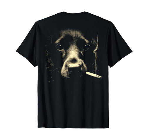 English Cocker Spaniel Smoking T-Shirt - Streetwear Style Men Women - T-Shirt, Sweatshirt, Hoodie