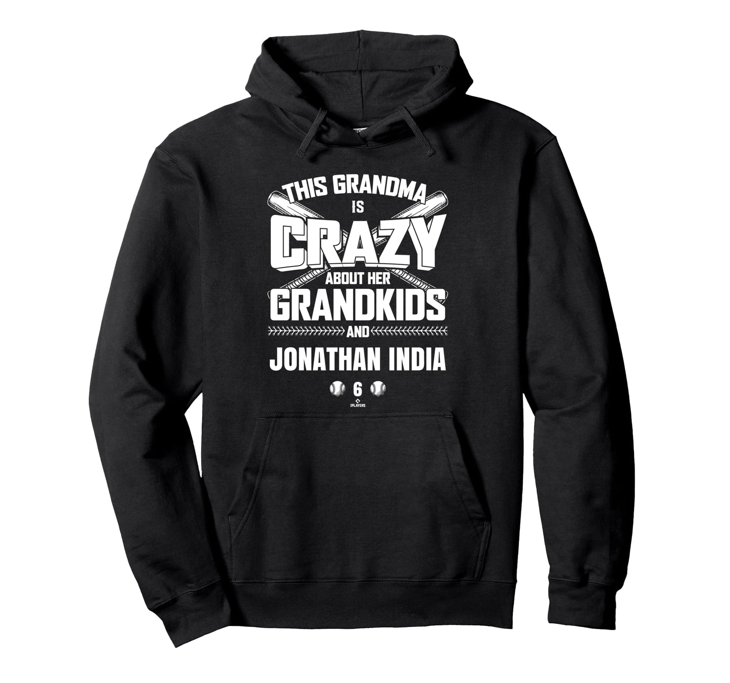 Grandma Crazy Jonathan India Cincinnati Hoodie - Novelty Apparel Men Women - T-Shirt, Sweatshirt, Hoodie