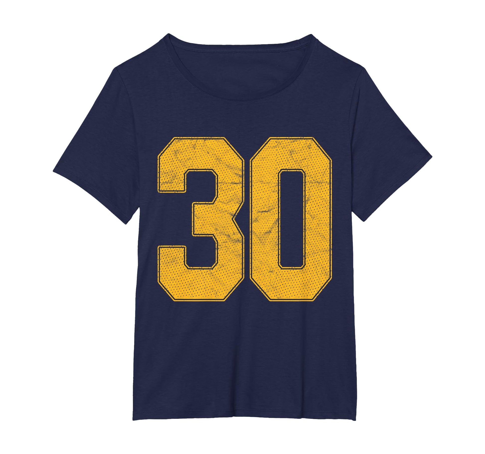 Number 30 Numbered Uniform Sports T-Shirt - Fun Novelty Design Men Women - T-Shirt, Sweatshirt, Hoodie